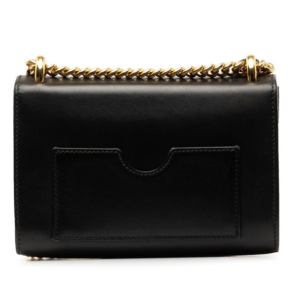Gucci Black Shoulder Bag w/ Gold Chain & Tassel Detail